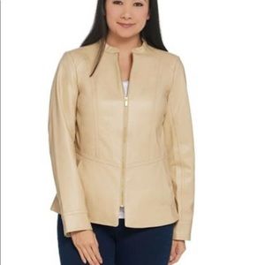 Studio by Denim & Co Faux Leather Jacket